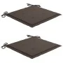 Sillas de jardín plegables 2 uds cojines madera maciza acacia de vidaXL, Sillas de jardín - Ref: Foro24-3064490, Precio: 122,...