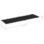 Tumbona con cojín madera maciza de acacia gris de vidaXL, Tumbonas - Ref: Foro24-3064051, Precio: 143,80 €, Descuento: %
