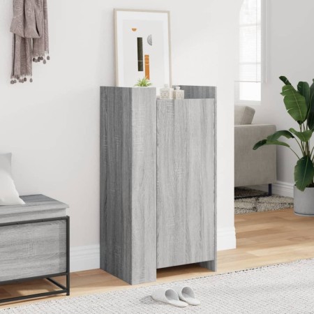 Mueble zapatero madera de ingeniería gris Sonoma 52x37,5x100 cm en Zapateros y organizadores de calzado | Comprar online en Foru