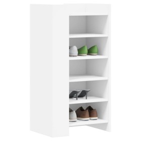 Mueble zapatero madera de ingeniería blanco 52x37,5x100 cm en Zapateros y organizadores de calzado | Comprar online en Foru.es