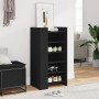 Mueble zapatero madera de ingeniería negro 52x37,5x100 cm en Zapateros y organizadores de calzado | Comprar online en Foru.es