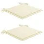 Sillas comedor de jardín y cojines 2 uds madera maciza acacia de vidaXL, Sillas de jardín - Ref: Foro24-3064322, Precio: 158,...