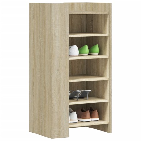 Mueble zapatero madera ingeniería roble Sonoma 52x37,5x100 cm en Zapateros y organizadores de calzado | Comprar online en Foru.e