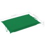 Tumbona con cojín madera maciza de acacia gris de vidaXL, Tumbonas - Ref: Foro24-3064049, Precio: 145,71 €, Descuento: %