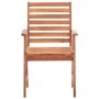 Sillas comedor de jardín 2 uds madera maciza acacia y cojines de vidaXL, Sillas de jardín - Ref: Foro24-3064336, Precio: 159,...