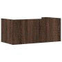 Estante de pared madera ingeniería marrón roble 70,5x35x30,5 cm en Estanterías | Comprar online en Foru.es