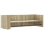Estante de pared madera ingeniería roble Sonoma 100x35x30,5 cm en Estanterías | Comprar online en Foru.es