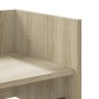 Estante de pared madera ingeniería roble Sonoma 100x35x30,5 cm en Estanterías | Comprar online en Foru.es