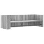 Estante de pared madera ingeniería gris Sonoma 100x35x30,5 cm en Estanterías | Comprar online en Foru.es