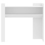 Mesa consola de madera de ingeniería blanca 100x35x90 cm en Mesas auxiliares | Comprar online en Foru.es