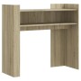 Mesa consola de madera de ingeniería roble Sonoma 100x35x90 cm en Mesas auxiliares | Comprar online en Foru.es