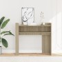 Mesa consola de madera de ingeniería roble Sonoma 100x35x90 cm en Mesas auxiliares | Comprar online en Foru.es