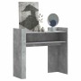 Mesa consola de madera de ingeniería gris hormigón 100x35x90 cm en Mesas auxiliares | Comprar online en Foru.es