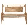 Banco de jardín con cojín bambú 120 cm de vidaXL, Bancos de jardín - Ref: Foro24-3063883, Precio: 134,41 €, Descuento: %