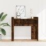 Mesa consola de madera de ingeniería roble ahumado 100x35x90 cm en Mesas auxiliares | Comprar online en Foru.es