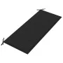 Banco de jardín con cojín bambú 120 cm de vidaXL, Bancos de jardín - Ref: Foro24-3063883, Precio: 134,41 €, Descuento: %