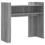 Mesa consola de madera de ingeniería gris Sonoma 100x35x90 cm en Mesas auxiliares | Comprar online en Foru.es