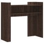 Mesa consola de madera de ingeniería marrón roble 100x35x90 cm en Mesas auxiliares | Comprar online en Foru.es