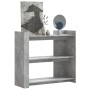 Mesa consola de madera de ingeniería gris hormigón 100x35x90 cm en Mesas auxiliares | Comprar online en Foru.es