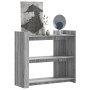 Mesa consola de madera de ingeniería gris Sonoma 100x35x90 cm en Mesas auxiliares | Comprar online en Foru.es