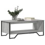 Mesa de centro madera de ingeniería gris Sonoma 100x51x40 cm en Mesas de centro | Comprar online en Foru.es