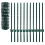 Euro Valla de acero verde 20x0,8 m de vidaXL, Paneles de vallas - Ref: Foro24-142814, Precio: 91,86 €, Descuento: %
