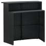 Set muebles de bar para jardín 3 piezas y cojines negro de vidaXL, Conjuntos de jardín - Ref: Foro24-3064873, Precio: 260,65 ...