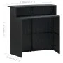 Set muebles de bar para jardín 3 piezas y cojines negro de vidaXL, Conjuntos de jardín - Ref: Foro24-3064873, Precio: 257,81 ...