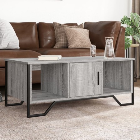 Mesa de centro madera de ingeniería gris Sonoma 100x51x40 cm en Mesas de centro | Comprar online en Foru.es