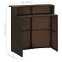 Set de muebles de bar para jardín 3 piezas marrón de vidaXL, Conjuntos de jardín - Ref: Foro24-3064885, Precio: 322,56 €, Des...