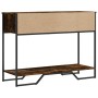 Mesa consola madera de ingeniería roble ahumado 100x35x74,5 cm en Mesas auxiliares | Comprar online en Foru.es