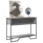 Mesa consola madera de ingeniería gris Sonoma 100x35x74,5 cm en Mesas auxiliares | Comprar online en Foru.es