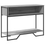 Mesa consola madera de ingeniería gris Sonoma 100x35x74,5 cm en Mesas auxiliares | Comprar online en Foru.es