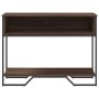 Mesa consola madera de ingeniería marrón roble 100x35x74,5 cm en Mesas auxiliares | Comprar online en Foru.es