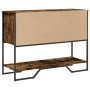 Mesa consola madera de ingeniería roble ahumado 100x35x74,5 cm en Mesas auxiliares | Comprar online en Foru.es