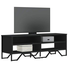 Mueble de TV madera de ingeniería negro 122x34x41 cm en Muebles TV | Comprar online en Foru.es
