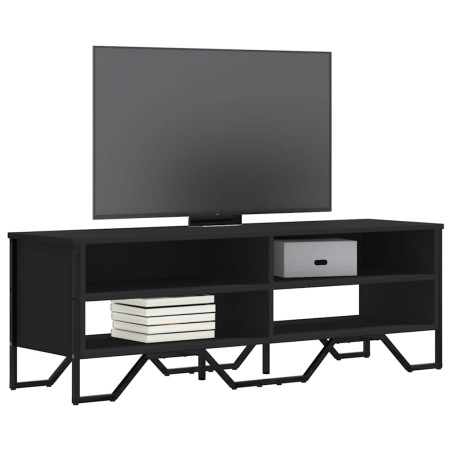 Mueble de TV madera de ingeniería negro 122x34x41 cm en Muebles TV | Comprar online en Foru.es