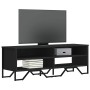 Mueble de TV madera de ingeniería negro 122x34x41 cm en Muebles TV | Comprar online en Foru.es