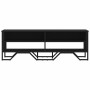 Mueble de TV madera de ingeniería negro 122x34x41 cm en Muebles TV | Comprar online en Foru.es