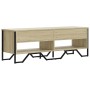 Mueble de TV madera de ingeniería roble Sonoma 122x34x41 cm en Muebles TV | Comprar online en Foru.es