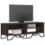 Mueble de TV madera de ingeniería marrón roble 122x34x41 cm en Muebles TV | Comprar online en Foru.es