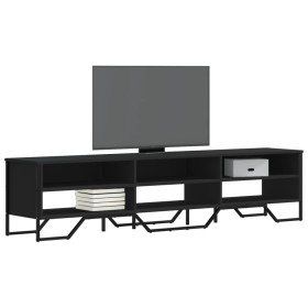 Mueble de TV madera de ingeniería negro 180x34x41 cm en Muebles TV | Comprar online en Foru.es