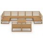 Juego de muebles de jardín 10 piezas madera maciza de pino en Conjuntos de jardín | Comprar online en Foru.es