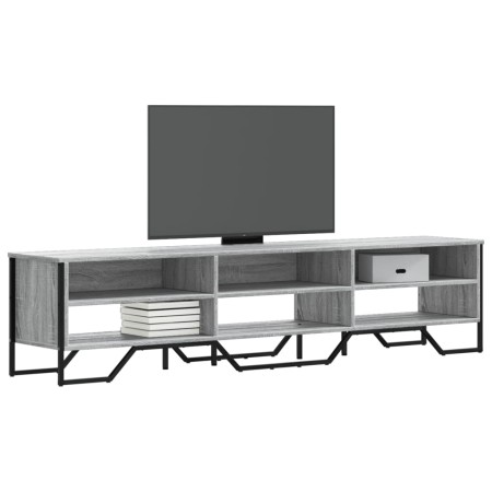Mueble de TV madera de ingeniería gris Sonoma 180x34x41 cm en Muebles TV | Comprar online en Foru.es