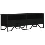 Mueble de TV madera de ingeniería negro 122x34x41 cm en Muebles TV | Comprar online en Foru.es