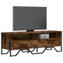 Mueble de TV madera de ingeniería roble ahumado 122x34x41 cm en Muebles TV | Comprar online en Foru.es