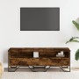 Mueble de TV madera de ingeniería roble ahumado 122x34x41 cm en Muebles TV | Comprar online en Foru.es