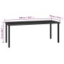 Conjunto de comedor de jardín 7 piezas ratán sintético negro de vidaXL, Conjuntos de jardín - Ref: Foro24-3065709, Precio: 44...