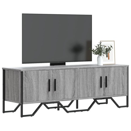 Mueble de TV madera de ingeniería gris sonoma 122x34x41 cm en Muebles TV | Comprar online en Foru.es