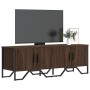 Mueble de TV madera de ingeniería marrón roble 122x34x41 cm en Muebles TV | Comprar online en Foru.es